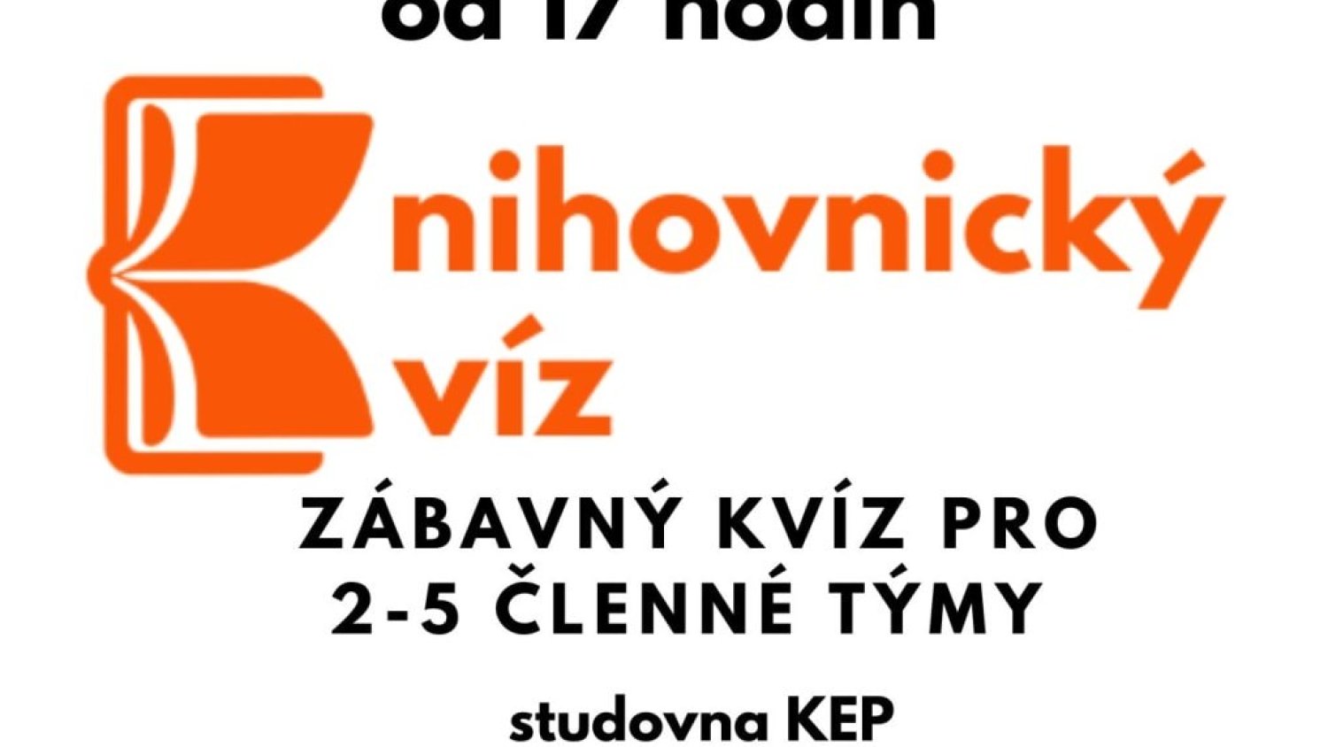 KNIHOVNICKÝ KVÍZ - 6. října 2025 od 17 hodin