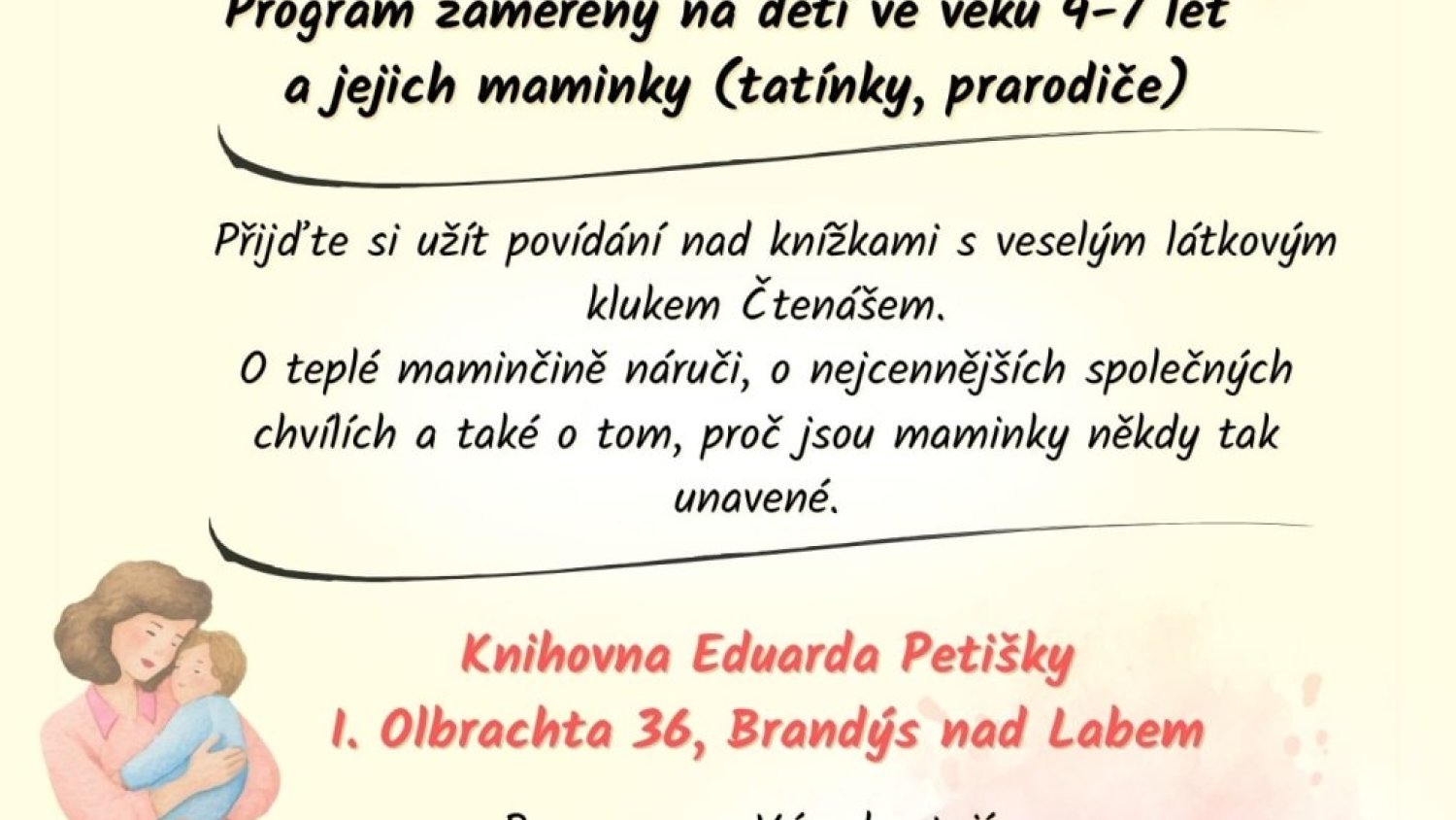 Čtenářský klub se ČTENÁŠEM - 7. 1. 2026