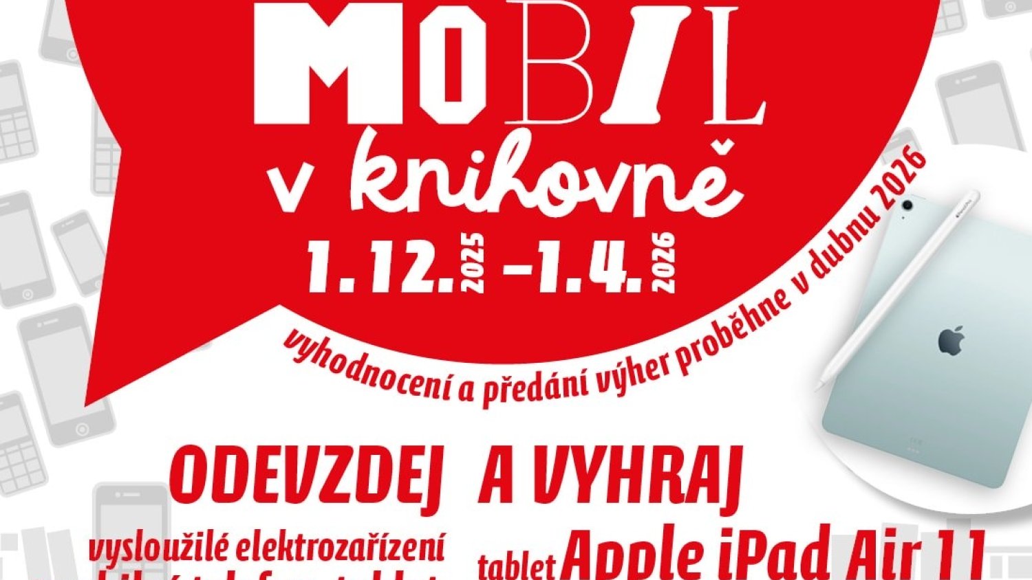 ODLOŽ MOBIL v knihovně (1. 12. 2025 - 1. 4. 2026)